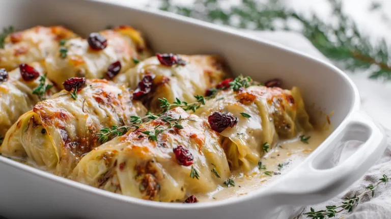 mushroom cabbage rolls