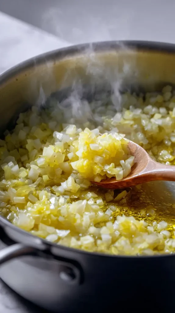 garlic in pan