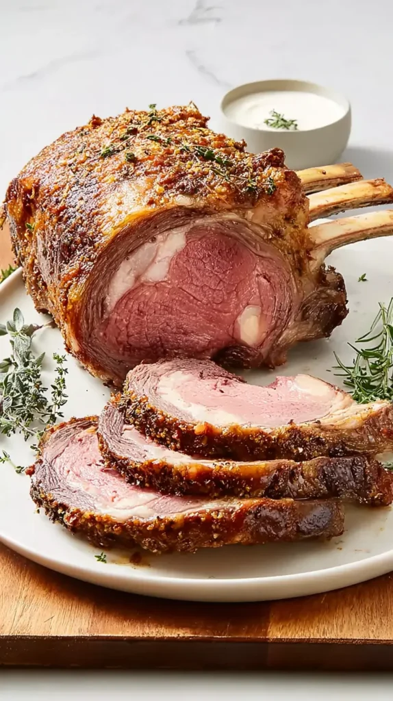 chestnut prime rib sliced