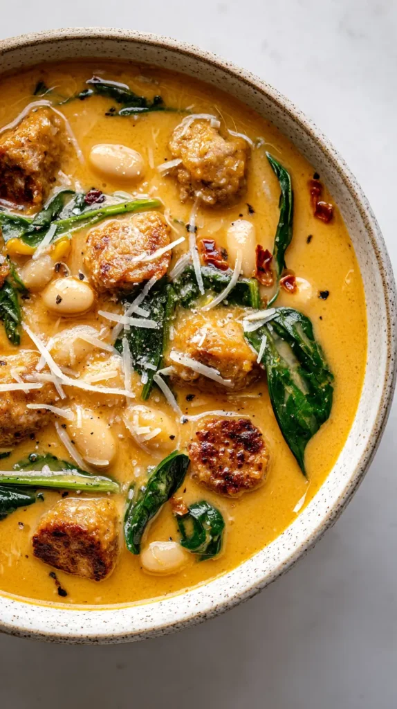 pumpkin sausage soup