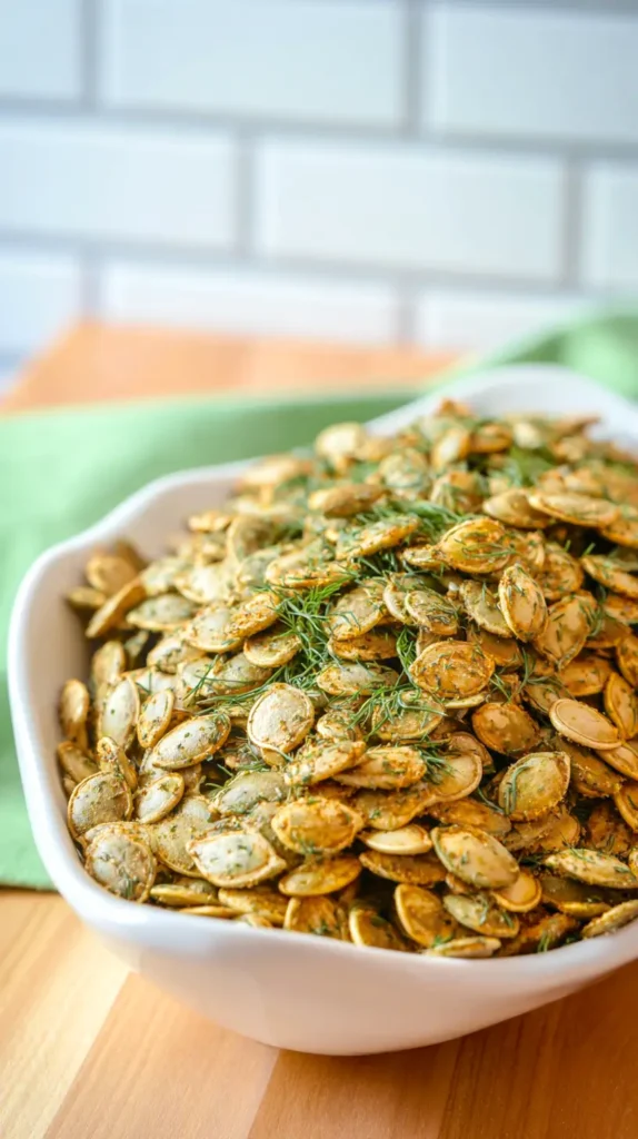 dill pickle pumpkin seeds