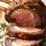 chestnut prime rib on platter