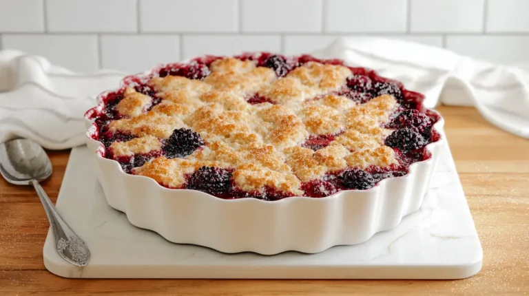 blackberry raspberry cobbler