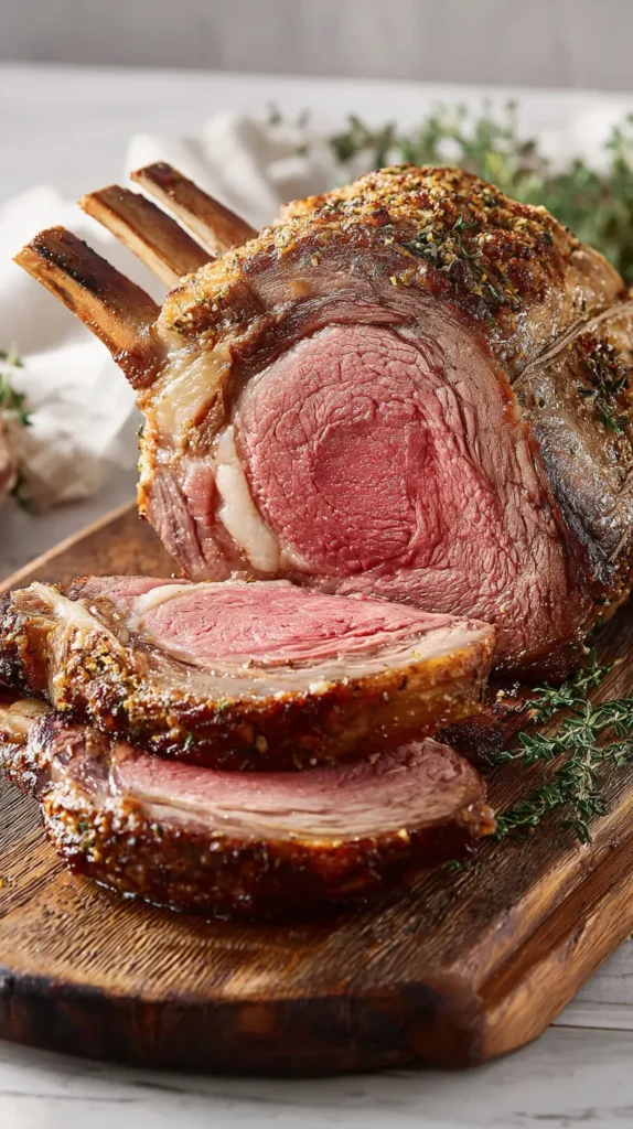 chestnut herb prime rib roast