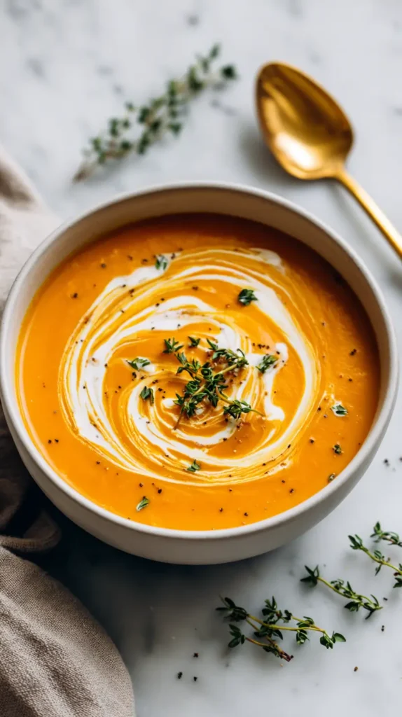 pumpkin apple cider soup