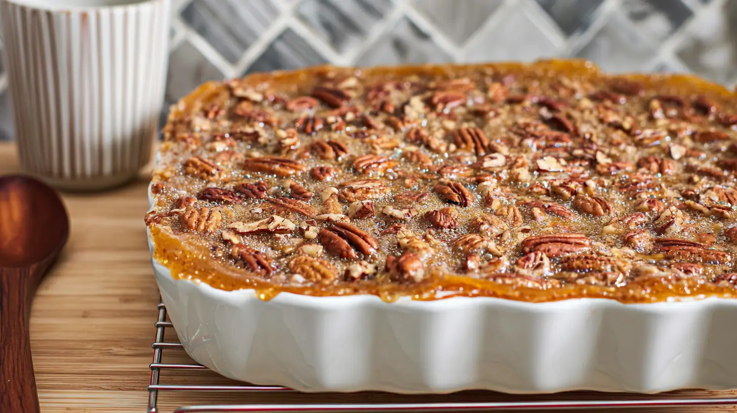 upside-down pumpkin pie