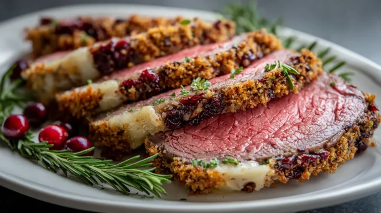 cranberry horseradish crusted prime rib