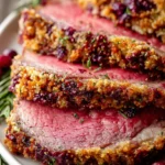 cranberry horseradish crusted prime rib