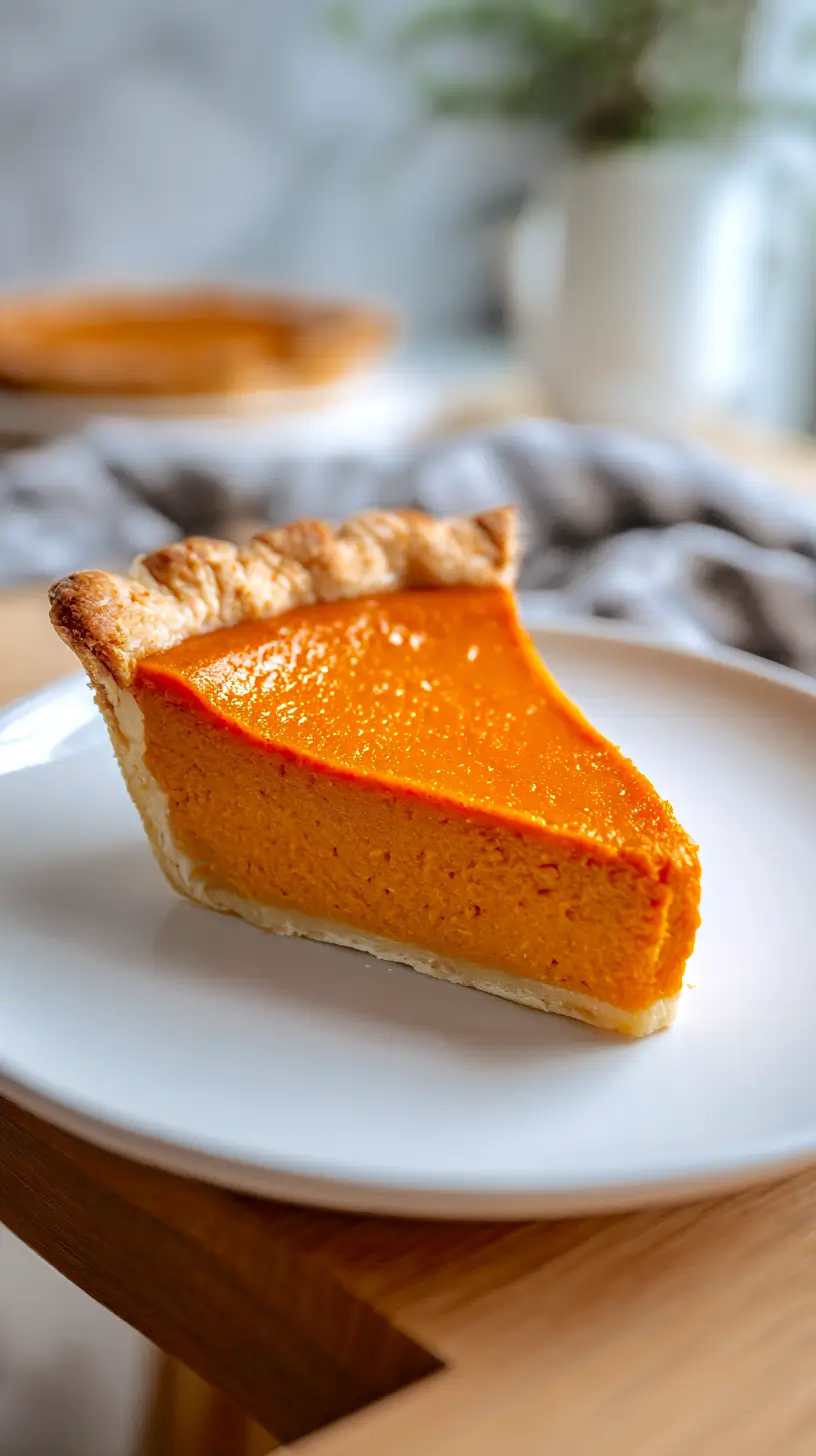 sweet potato pie slice