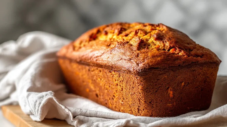 spiced carrot bread Loaf