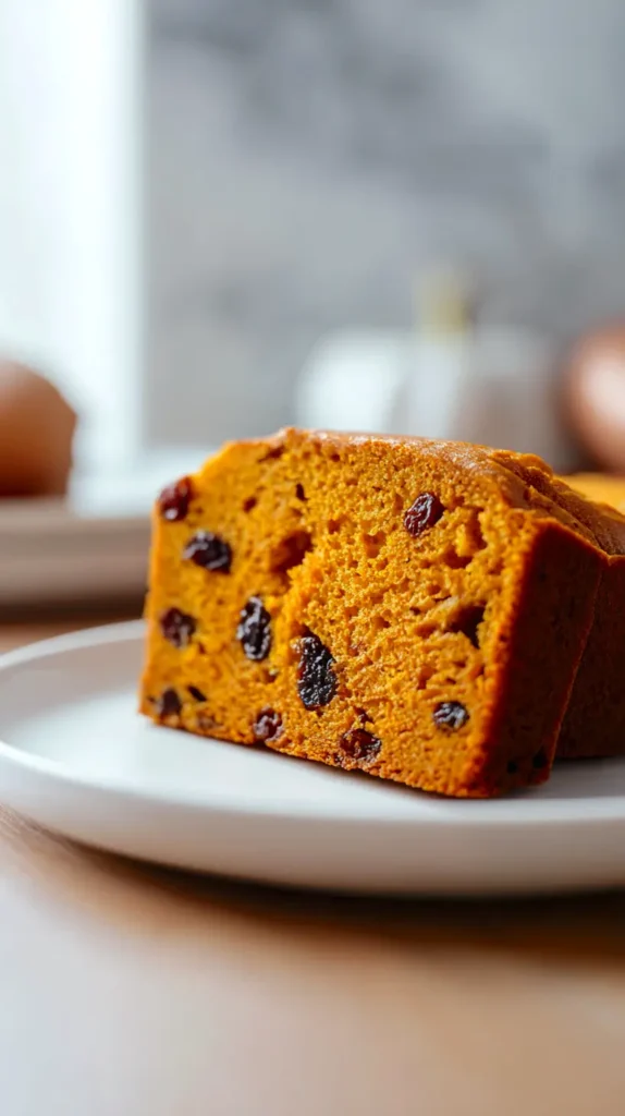 pumpkin raisin bread