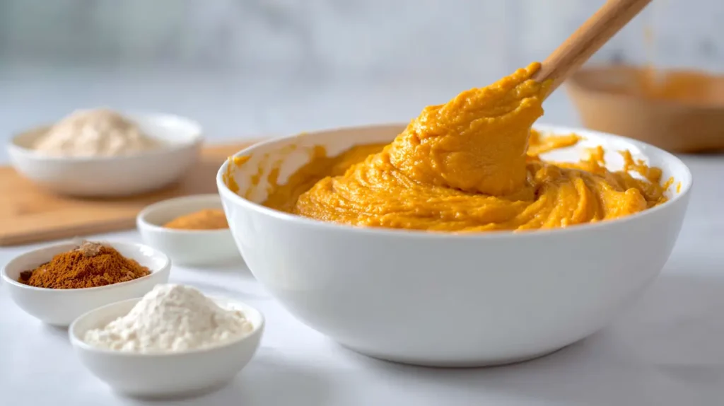 mixing ingredients in a bowl