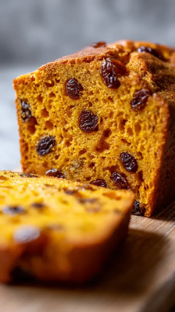 pumpkin raisin bread