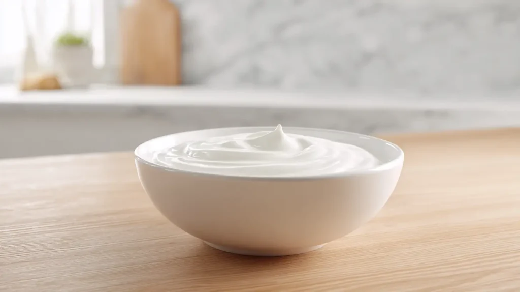 bowl of sugar cookie icing