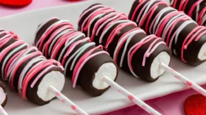 chocolate covered marshmallow pops