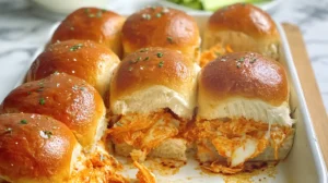 buffalo chicken sliders