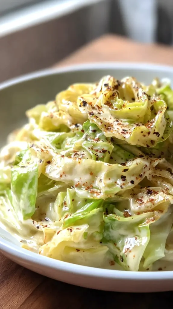 cabbage alfredo
