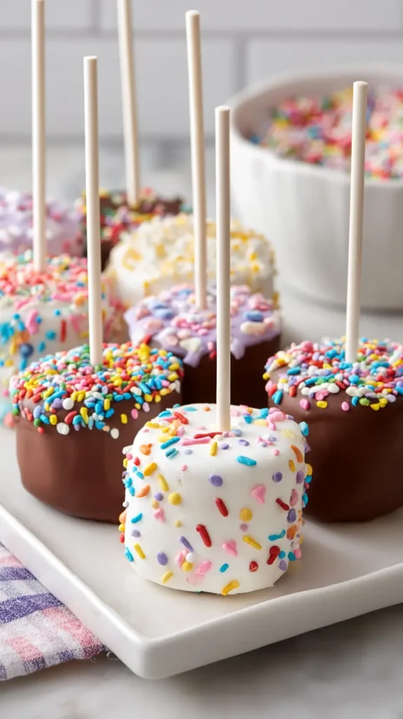 cute marshmallow pops