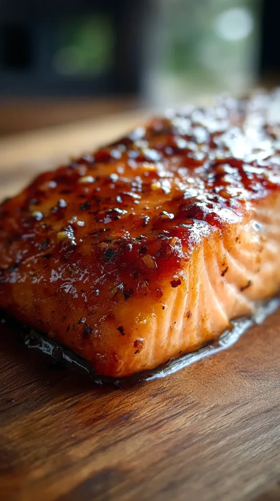 maple glazed salmon