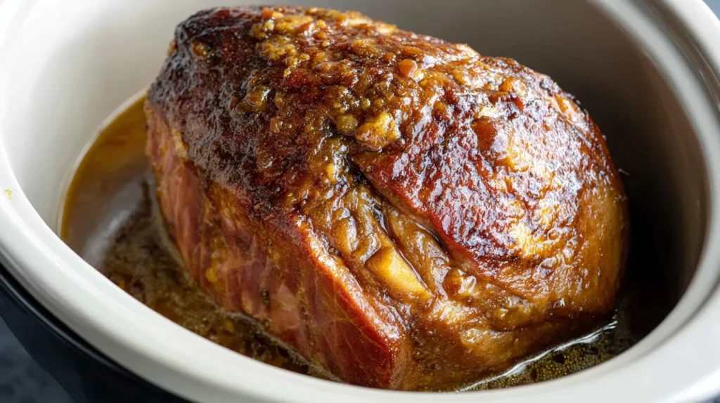 ham in a slow cooker