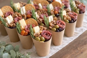 individual charcuterie cups