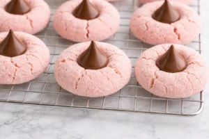 strawberry kiss cookies