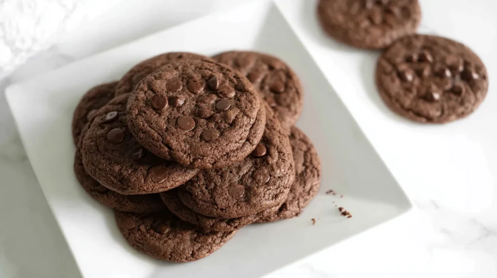 chocolate chocolate chip cookies