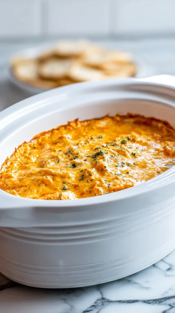 crockpot buffalo chicken dip