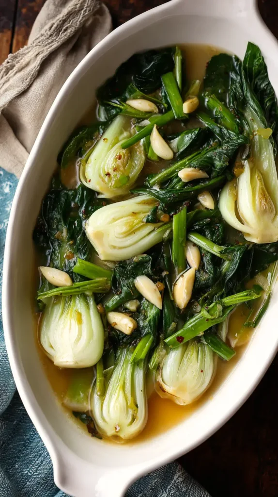braised bok choy