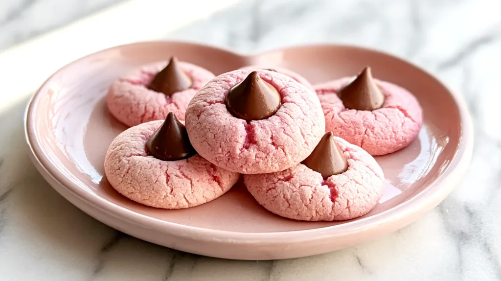 strawberry kiss cookies