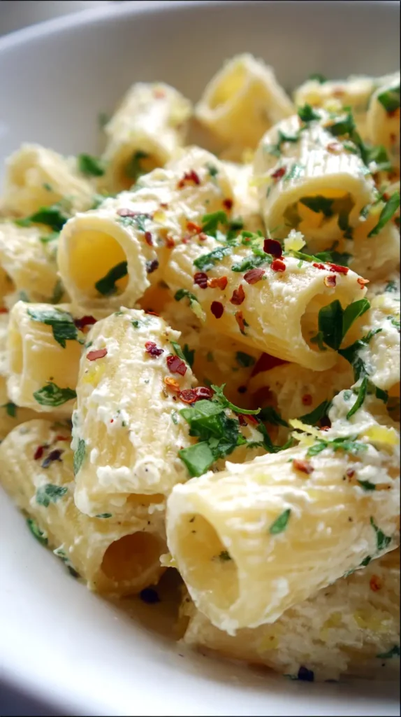 lemon ricotta pasta
