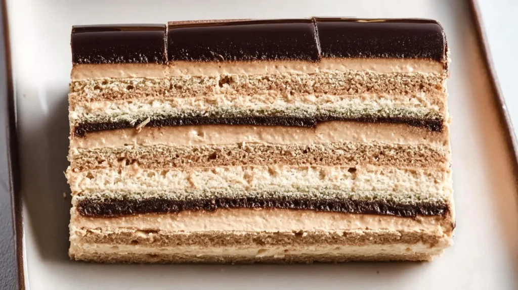 opera cake slice