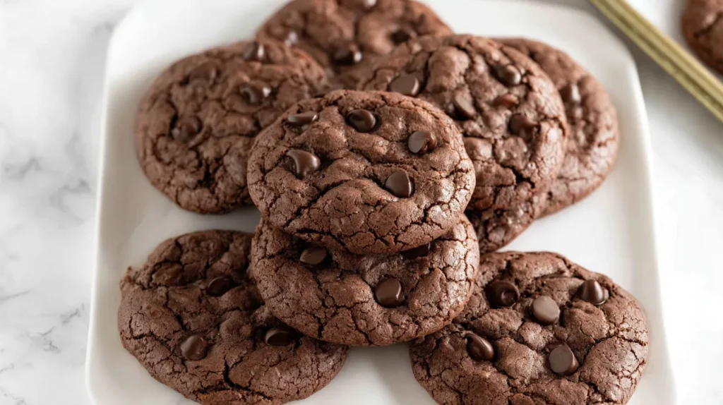 chocolate chocolate chip cookies