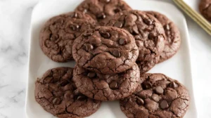 chocolate chocolate chip cookies