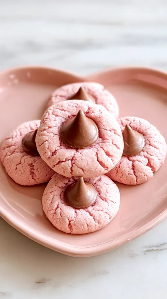 strawberry kiss cookies