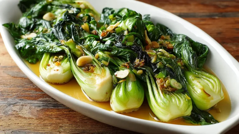 braised bok choy