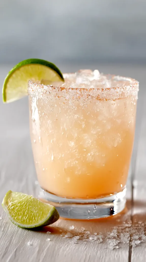 sparkling peach margarita
