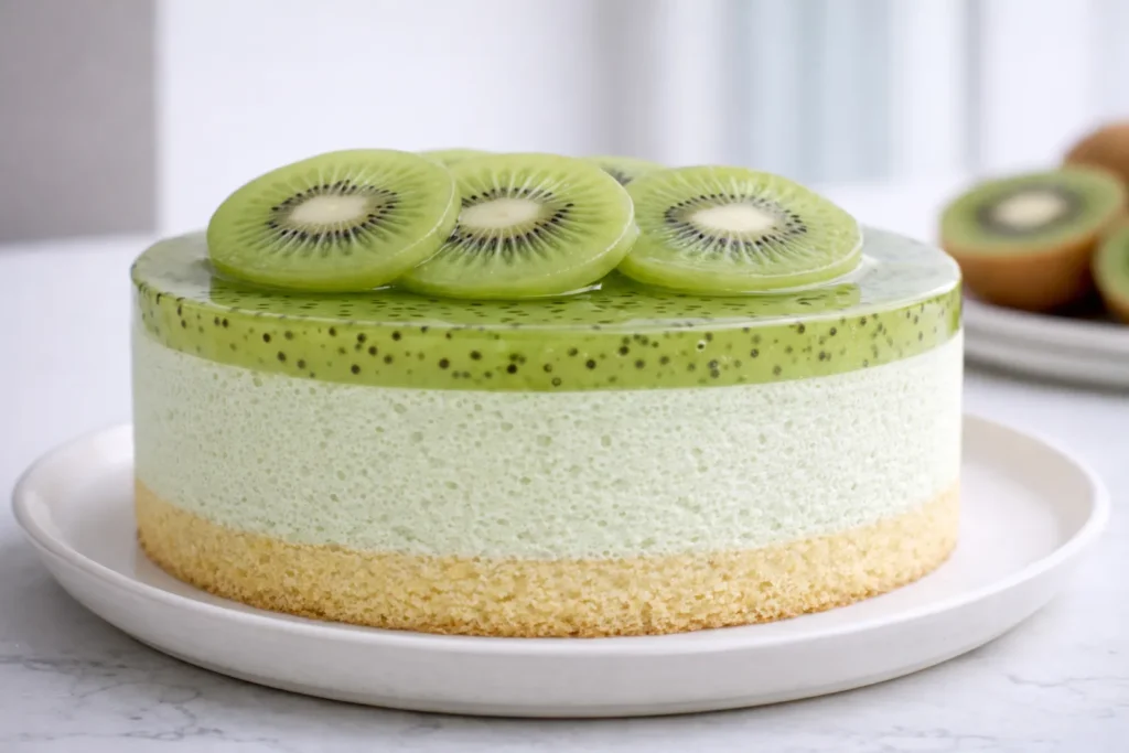 kiwi mousse cake