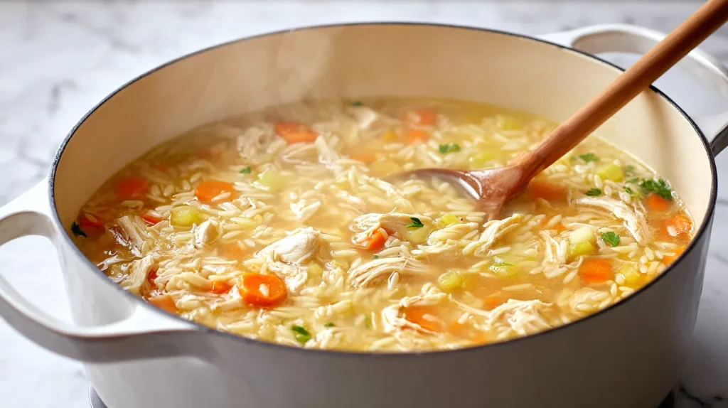 pot simmering on a burner