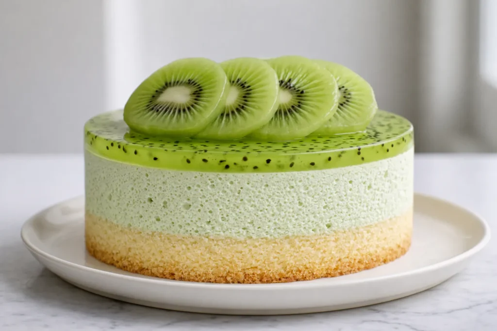 kiwi mousse cake