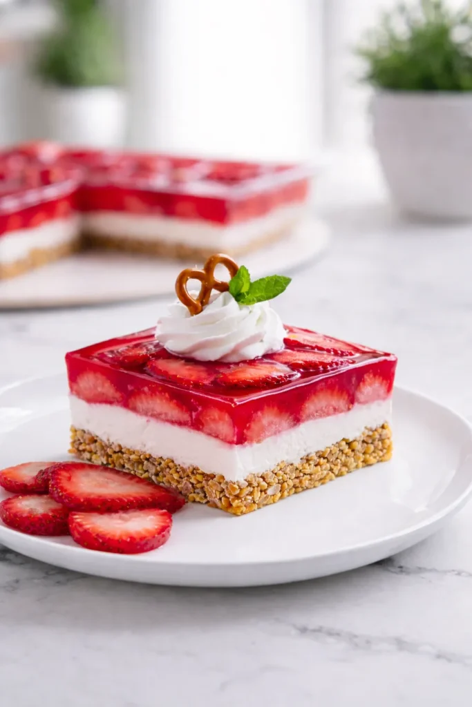 strawberry pretzel salad